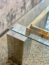 Load image into Gallery viewer, Mid-Century Chrome & Brass Coffee Table