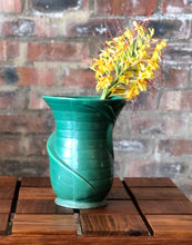 Load image into Gallery viewer, Green Lucia ware vase