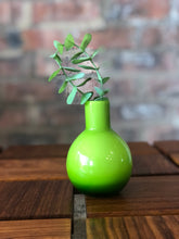 Load image into Gallery viewer, Retro green balloon vase
