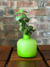 Load image into Gallery viewer, Retro green balloon vase