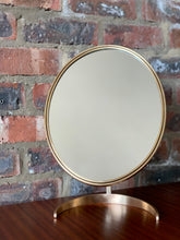 Load image into Gallery viewer, Vintage Brass Vanity Mirror
