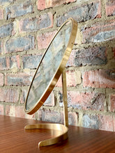 Load image into Gallery viewer, Vintage Brass Vanity Mirror