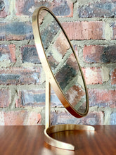 Load image into Gallery viewer, Vintage Brass Vanity Mirror