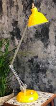 Load image into Gallery viewer, Retro yellow desk lamp