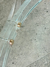 Load image into Gallery viewer, Lucite & Oval Glass Coffee Table