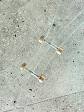 Load image into Gallery viewer, Lucite & Oval Glass Coffee Table