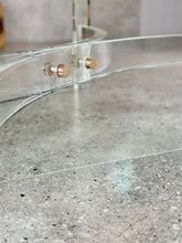 Load image into Gallery viewer, Lucite & Oval Glass Coffee Table