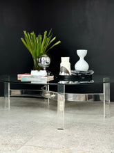 Load image into Gallery viewer, Lucite & Oval Glass Coffee Table