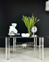 Load image into Gallery viewer, Lucite & Oval Glass Coffee Table