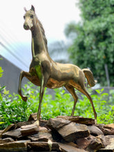 Load image into Gallery viewer, Vintage Solid Brass Horses