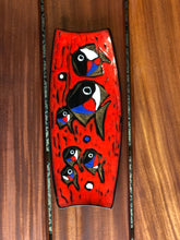 Load image into Gallery viewer, Franco Rufinelli school of fish art ceramic plate