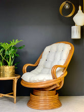 Load image into Gallery viewer, Vintage Cane Rocking / Swivel Chair
