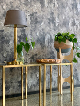 Load image into Gallery viewer, Pair of brass side tables