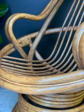 Load image into Gallery viewer, Vintage Cane Rocking / Swivel Chair