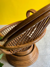 Load image into Gallery viewer, Vintage Cane Rocking / Swivel Chair