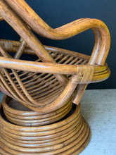 Load image into Gallery viewer, Vintage Cane Rocking / Swivel Chair