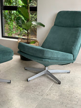 Load image into Gallery viewer, Mid-Century Occasional Chair & Stool