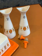 Load image into Gallery viewer, 3 Piece Retro Porcelain Condiment Set