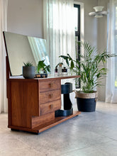 Load image into Gallery viewer, Retro Kiaat Dressing Table with Stool