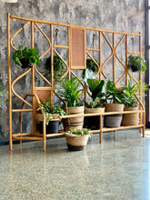 Load image into Gallery viewer, Cane room divider / plant stand