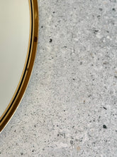 Load image into Gallery viewer, Vintage Brass Oval Mirror