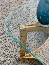 Load image into Gallery viewer, Pair of Brass & Glass Side Tables