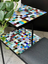 Load image into Gallery viewer, Steel Mosaic two-tiered Table / seat