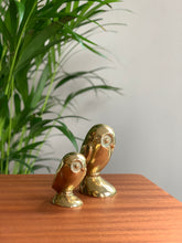 Load image into Gallery viewer, Pair Of Vintage Brass Owls
