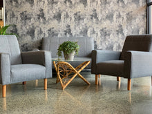 Load image into Gallery viewer, Pair of retro occasional chairs