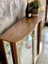 Load image into Gallery viewer, 50's Vintage display cabinet with gold detail