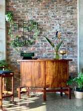 Load image into Gallery viewer, Mid-Century Entertainment Counter & Stools