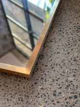Load image into Gallery viewer, Brass Framed Mirror