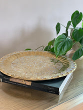 Load image into Gallery viewer, Vintage Handcrafted Brass Tray