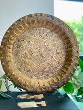 Load image into Gallery viewer, Vintage Handcrafted Brass Tray