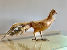 Load image into Gallery viewer, Vintage Brass Pheasant Figurine