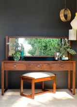 Load image into Gallery viewer, Imbuia Dresser & Stool