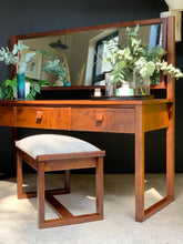 Load image into Gallery viewer, Imbuia Dresser & Stool
