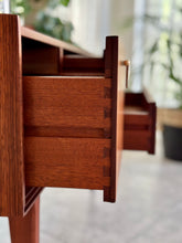 Load image into Gallery viewer, Mid-Century “Meredew” Dressing Chest & Swivel side Mirrors