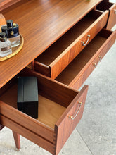 Load image into Gallery viewer, Mid-Century “Meredew” Dressing Chest & Swivel side Mirrors
