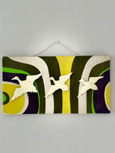 Load image into Gallery viewer, Retro Ducks on Fabric Covered Board
