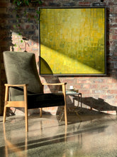 Load image into Gallery viewer, Yellow Abstract Modernist Painting