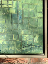 Load image into Gallery viewer, Green Abstract Modernist Painting