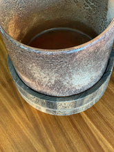 Load image into Gallery viewer, Glass & Wooden Base Planter