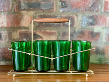 Load image into Gallery viewer, Set of Vintage Green Glasses