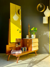 Load image into Gallery viewer, Retro Dresser With Mirror
