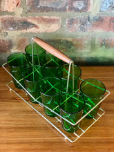 Load image into Gallery viewer, Set of Vintage Green Glasses