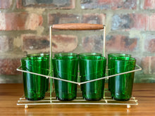 Load image into Gallery viewer, Set of Vintage Green Glasses