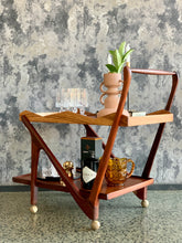Load image into Gallery viewer, Mid-Century Drinks Trolley