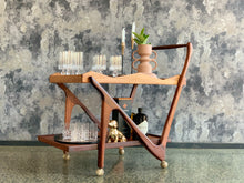Load image into Gallery viewer, Mid-Century Drinks Trolley