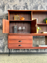Load image into Gallery viewer, Mahogany wall unit/ drinks cabinet